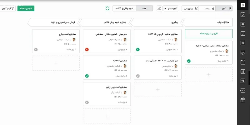 بهترین نرم افزار CRM خارجی