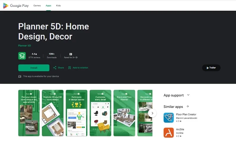برنامه نقشه کشی ساختمان برای اندروید