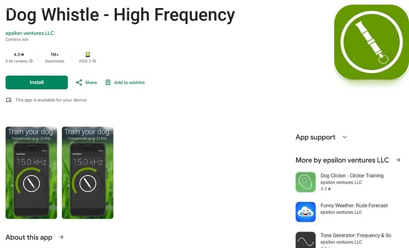 برنامه سگ دور کن Dog Whistle – High Frequency