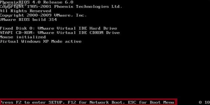 تغییر تنظیمات BIOS/UEFI