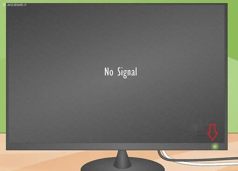 روشن شدن کامپیوتر و سیاه ماندن مانیتور