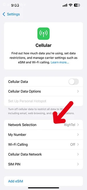 شکایت از مشکل اینترنت رایتل