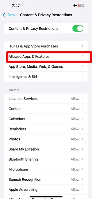 مشکل حذف واتساپ از گوشی در iPhone