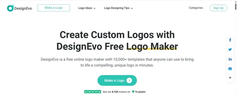 نرم افزار طراحی لوگو designevo