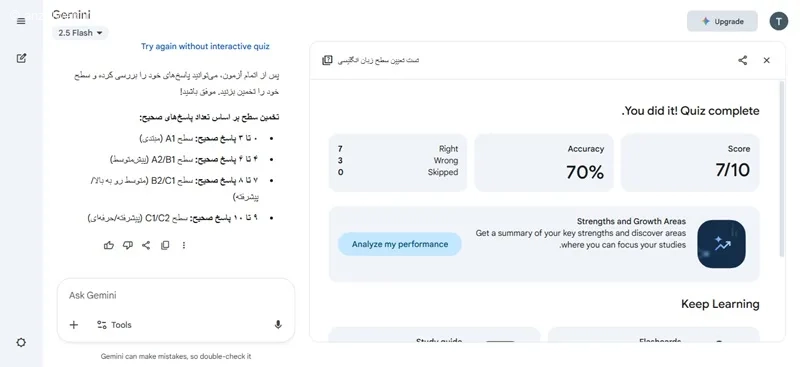 بهترین آزمون تعیین سطح زبان رایگان با جمنای