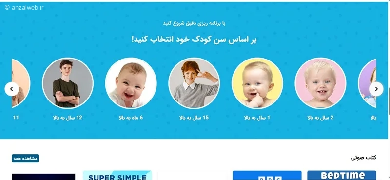 آموزش زبان انگلیسی برای کودکان زیر 6 سال سایت دوزبانه شو