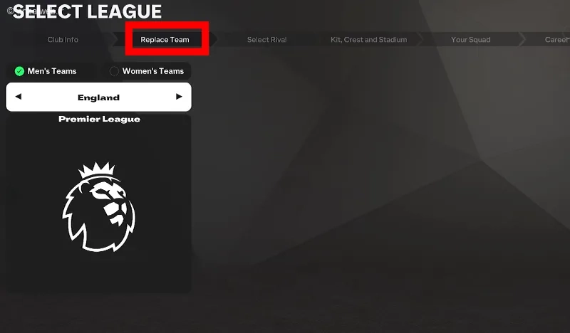 ساخت تیم در فیفا و FC پلی استیشن