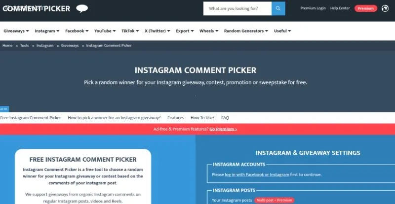 بهترین ابزار قرعه کشی اینستاگرام
