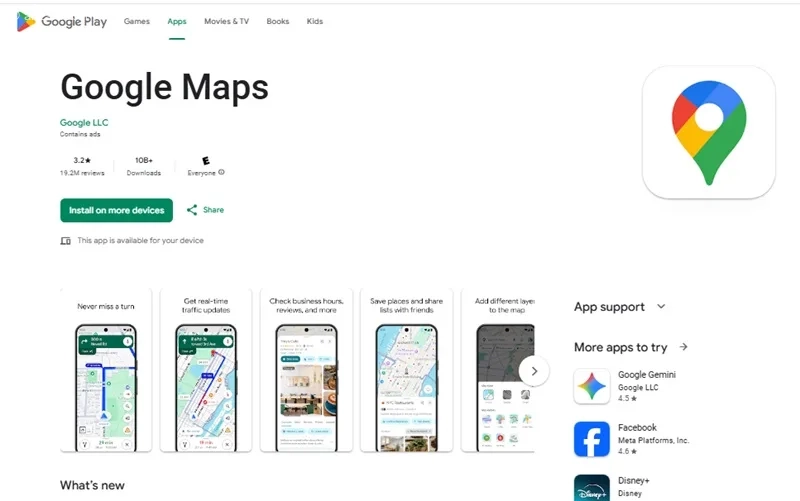 اپلیکیشن مسیریاب ترکیه google map