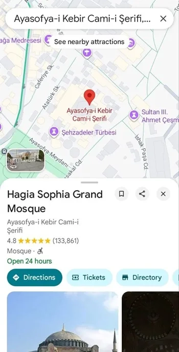 اپلیکیشن های کاربردی در سفر به استانبول google map