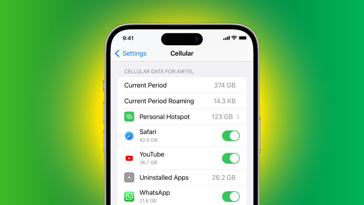 مصرف اینترنت موبایل