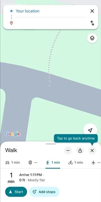 برنامه Find My Parked Car برای iOS