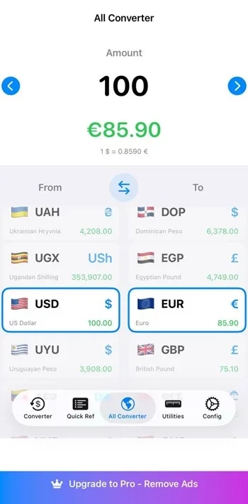اپلیکیشن Currency Converter + Widgets