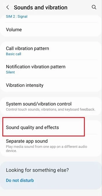 غیرفعال کردن Dolby Atmos برای حل مشکل صدای گوشی سامسونگ