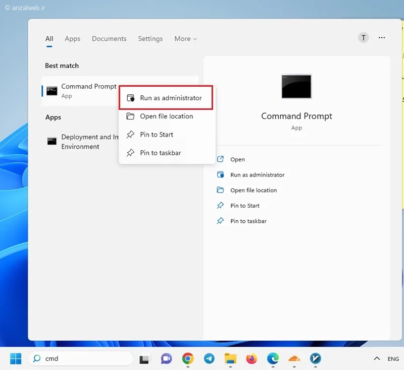 اجرای cmd استفاده از sDelete برای حذف دائمی فایل‌ ها
