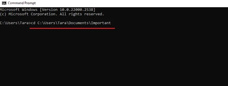 حذف دائمی فایل‌ ها در ویندوز ۱۱ با استفاده از Command Prompt
