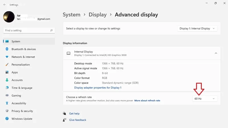 حل مشکل پرش تصویر کارت گرافیک با تنظیم Refresh Rate