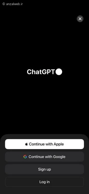 استفاده از متد ورود دیگر به ChatGPT