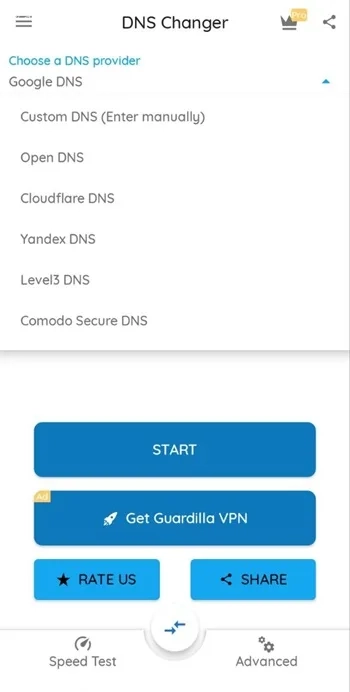 برنامه تغییر DNS آیفون DNS-IP Changer – Secure VPN