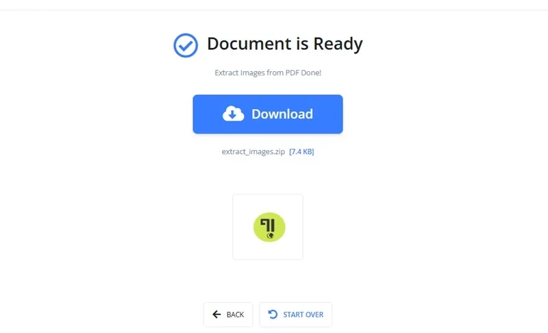 استخراج عکس از PDF آنلاین i2PDF