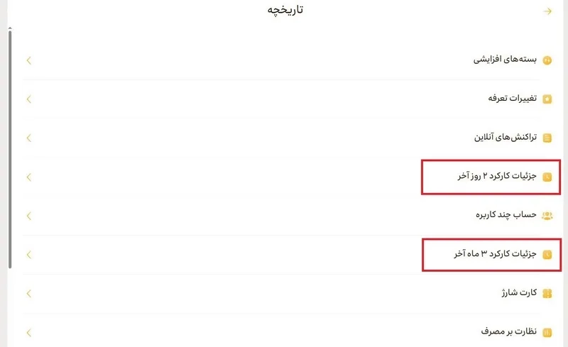جزئییات کارکرد سه ماه آخر شماره ایرانسل
