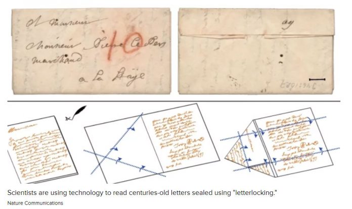 خواندن نامه 300 ساله بدون باز کردن توسط دانشمندان MIT