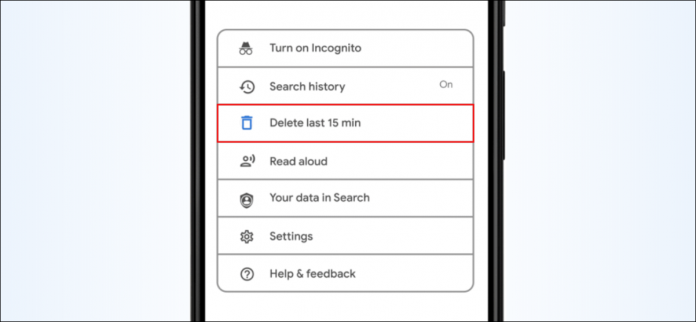 آموزش حذف نتایج 15 دقیقه‌ی قبل خود از Google