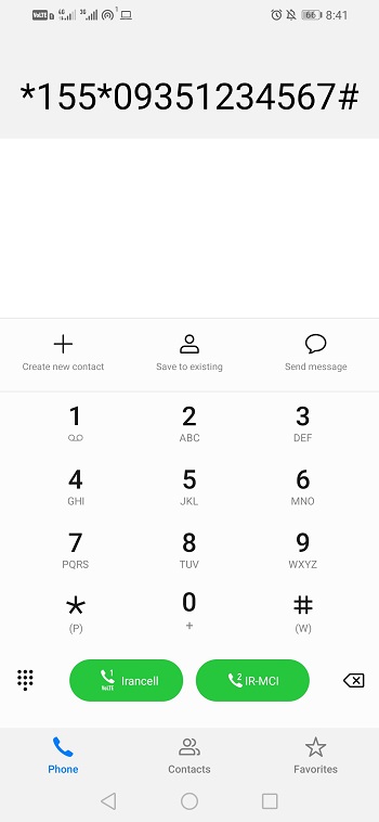 کد ایرانسل برای اطلاع از روشن شدن خط