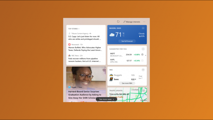 آموزش غیر فعال کردن وضع آب و هوا در Taskbar