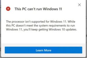 اپلیکیشنی که به شما می‌گوید چرا نمی‌توانید Windows 11 نصب کنید