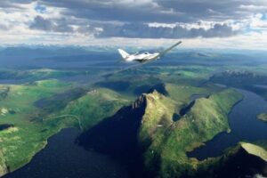 مناظر زیبای اسکاندیناوی در نسخه جدید Microsoft Flight Simulator