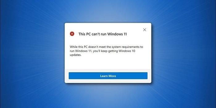 آموزش رفع ارور This PC Can’t Run Windows 11 ویندوز