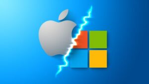 ویندوز 11 نماد ضد اپل مایکروسافت