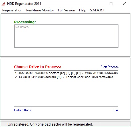 رفع بدسکتور هارد دیسک با نرم افزار HDD Regenerator