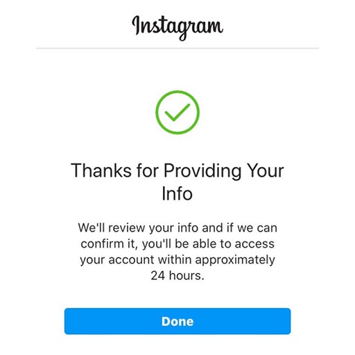 آموزش بازگردانی پیج دیسیبل (disable) یا غیر فعال شده اینستاگرام