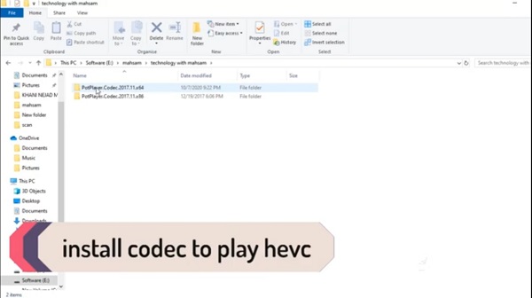 مشکل hevc/h 265