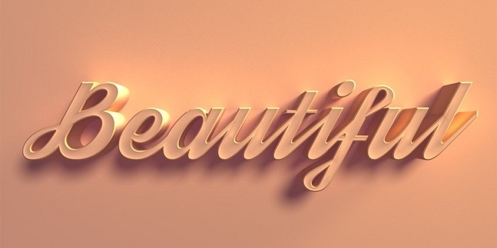 آموزش تصویری سه بعدی کردن متن در فتوشاپ