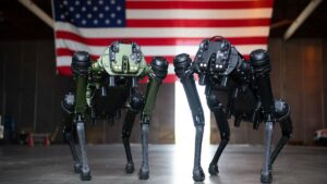 سگ های رباتیک در ارتش آمریکا ؛ گشت‌زنی با ربات ویژن 60!