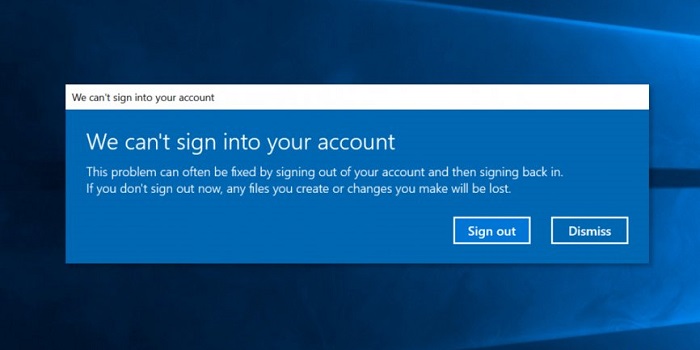 آموزش 8 روش حل مشکل We Can't Sign Into Your Account در ویندوز 10