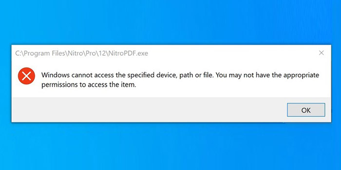 آموزش 9 روش رفع ارور Windows cannot access the specified ویندوز 10 و ویندوز 11