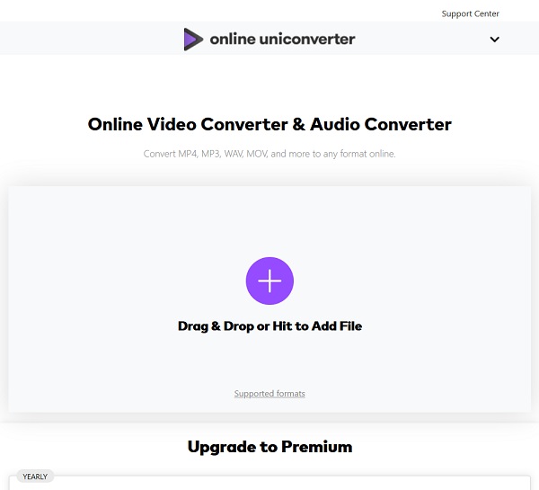 تبدیل فرمت AAC به MP3 آنلاین Online Uniconverter