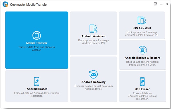 Coolmuster Mobile Transfer برنامه ای برای انتقال اس ام اس به گوشی دیگر