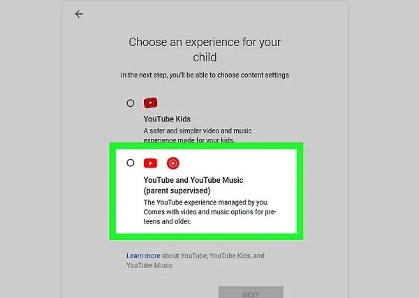 دانلود یوتیوب برای کودکان با استفاده از یک اکانت نظارت شده
