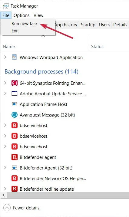 فرایند Windows Explorer را ریستارت کنید