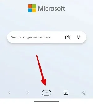 change Microsoft search engine on android 1