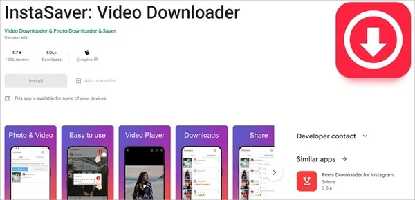 InstaSaver Downloader (اندروید)