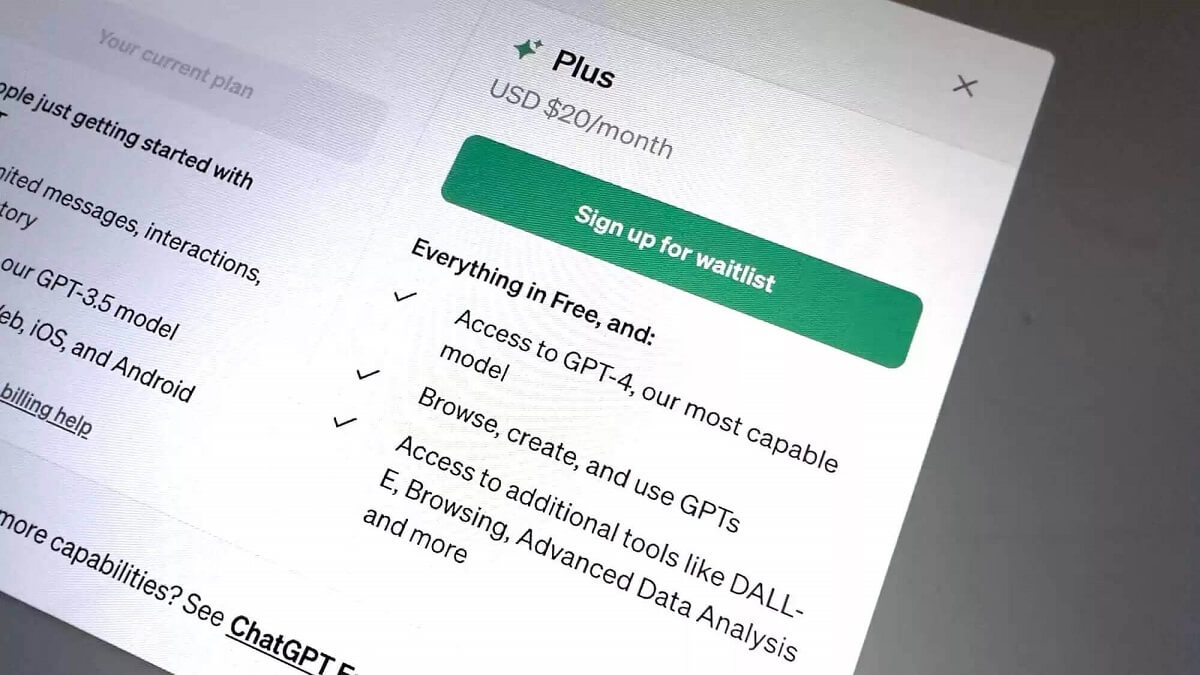 پیامد توقف فروش اکانت Chat GPT Plus