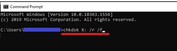 هارد دیسک را با استفاده از CHKDSK اسکن کنید