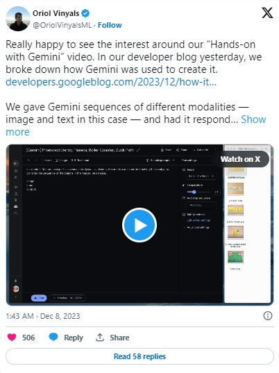 ویدیوی معرفی هوش مصنوعی Gemini