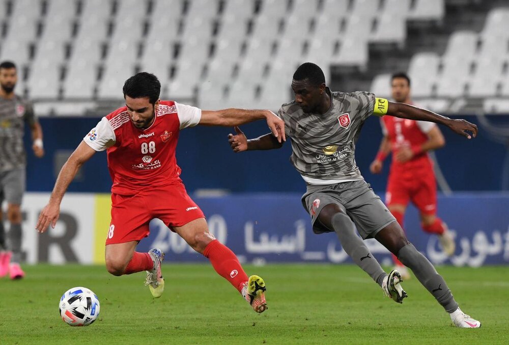 پخش زنده پرسپولیس الدوحیل 14 آذر 1402